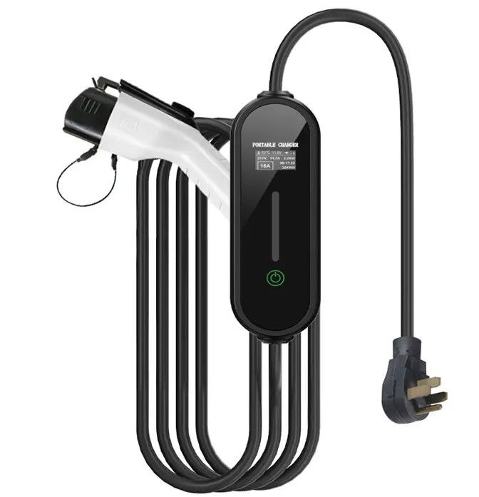 5 meter kabel type 1 wisselstroomoplader voor Ev verstelbare stroom