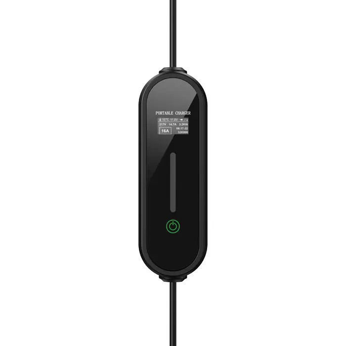 5 meter kabel type 1 wisselstroomoplader voor Ev verstelbare stroom