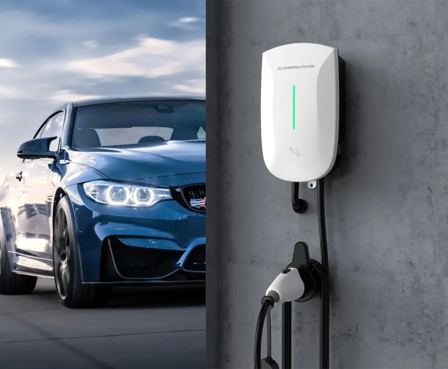 American Standard 240V RFID Card Control Wall Mounted EV Charging Station Voor thuis