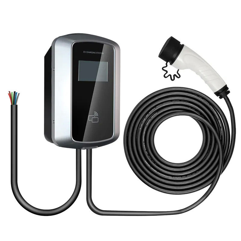 RFID-kaart WiFi Bluetooth Wandgebouwde EV-oplaadstation AC Autolader 16A 380V