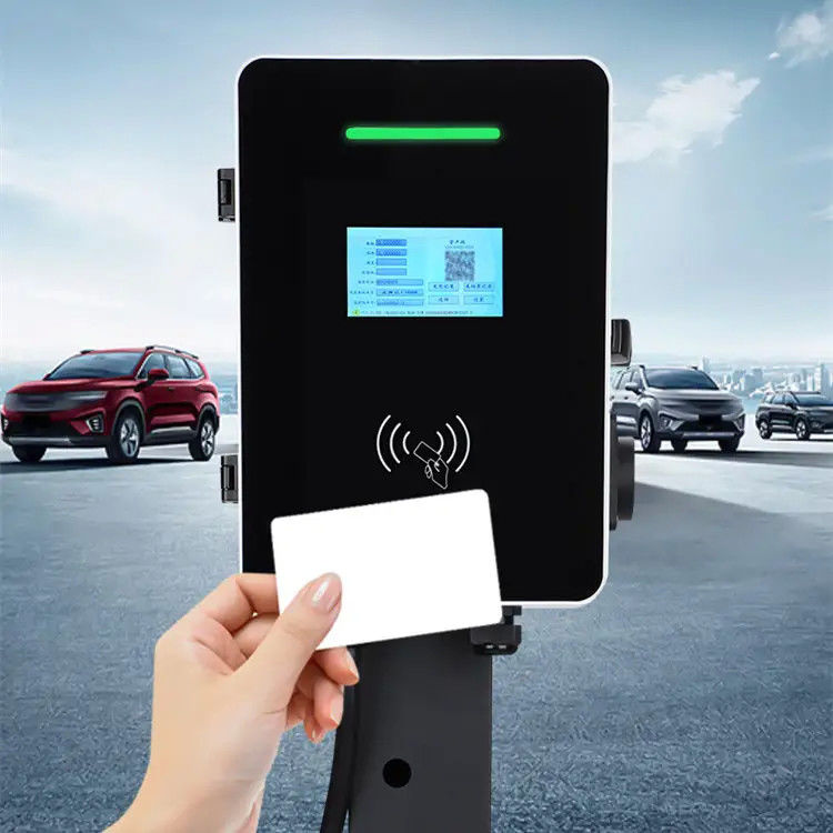 Type - 2 Dubbele Kanonnen 5m Kabel het Muur Opgezette EV het Laden Postlcd Scherm