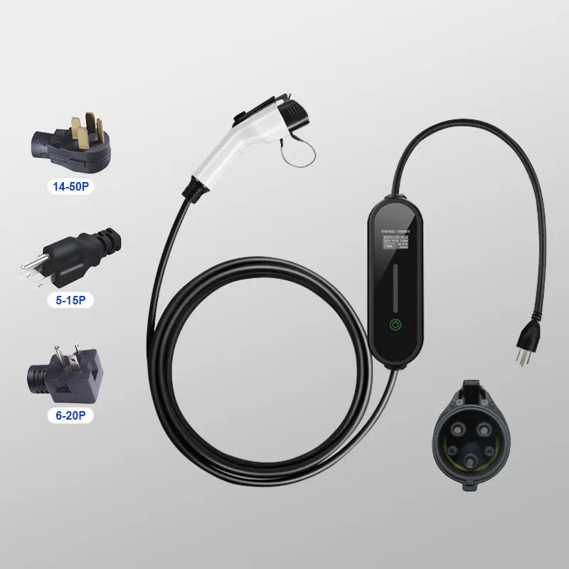 Waterdicht schelp 5 meter kabel 16A LED indicator AC snellader voor EV