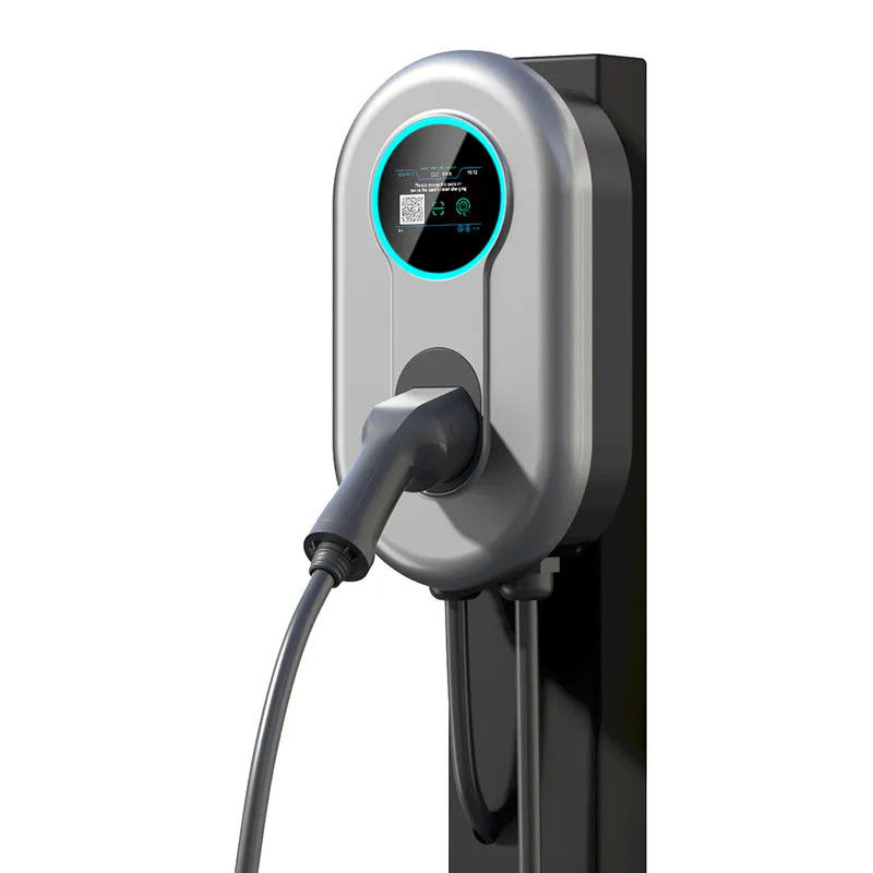 Snelle montage achtergrond Wifi-aangedreven type 1 EV-thuisoplader met TPU-kabel