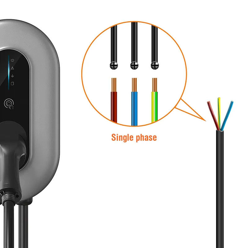 Wifi Verbindingsip65 Draagbaar Type - 2 EV Lader met 5m Kabel