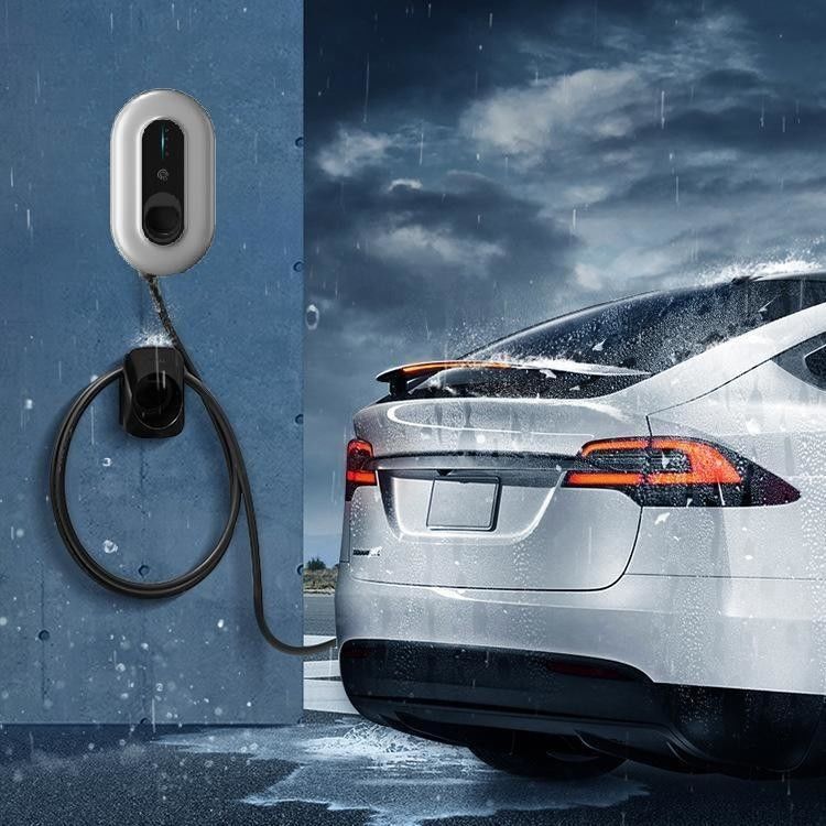 de Faselcd van 7kw 11kw 22kw 3 Schermtype - 2 EV Lader over Temperaturenbescherming