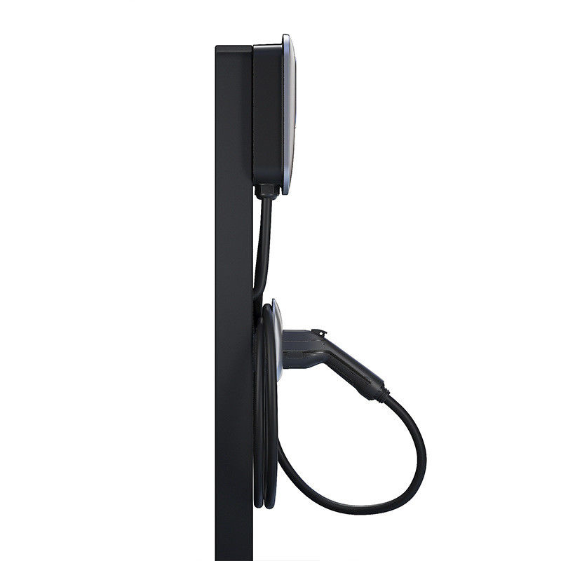 7,4 het Type 1ev Meters Lader van het Kabel van de Kolom Opgezette 11kw Huis met RFID-Kaart