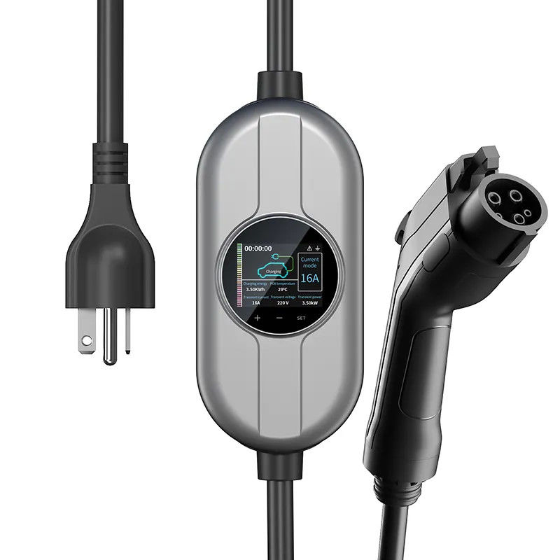 Touchscreen 50Hz tot 60Hz 32A Draagbare AC EV-oplader voor snel opladen