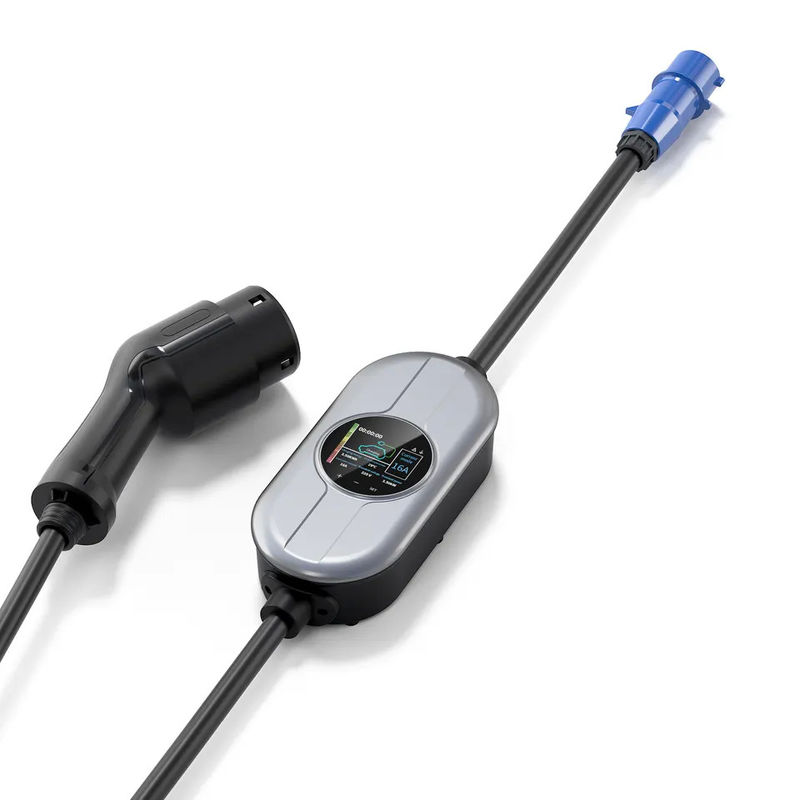Type - Waterdichte Lader van CEI 2 de Regelbare Huidige ProefLamp OLCD Draagbare AC EV