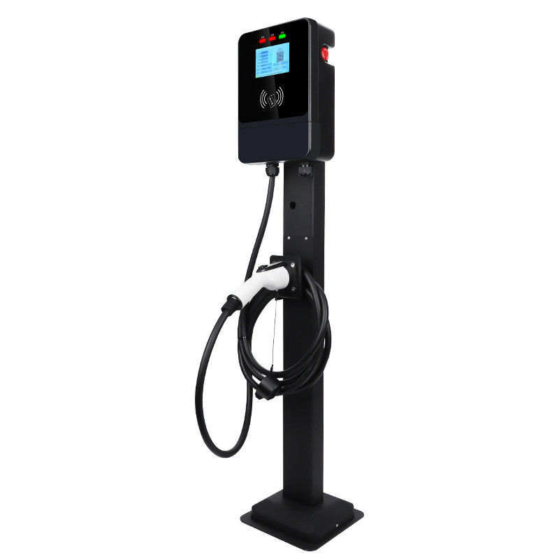 GBT 7kw Single Gun 4,3-inch Screen 220V Wall EV Charger met noodknop