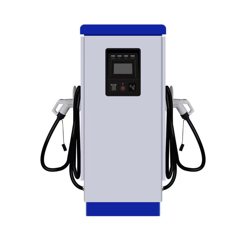 GB/T Dubbelkanonnen 380V 4G EV DC-laadstation Aanpasbare kleuren