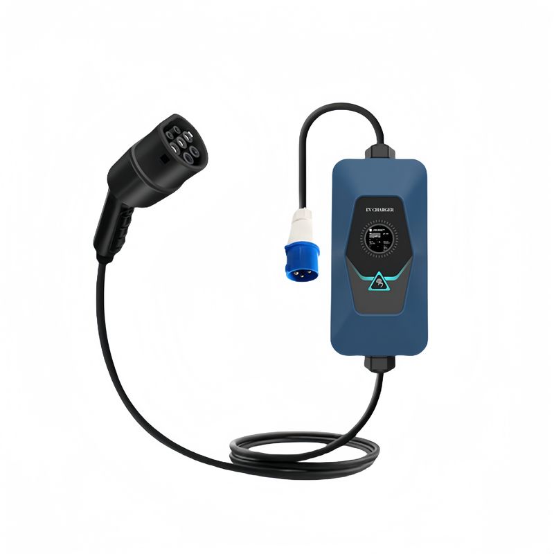 Europese standaard 16A App Control Draagbare AC EV-oplader voor de meeste EV-auto's