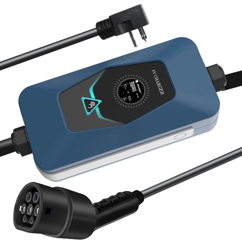 Europese standaard 16A App Control Draagbare AC EV-oplader voor de meeste EV-auto's