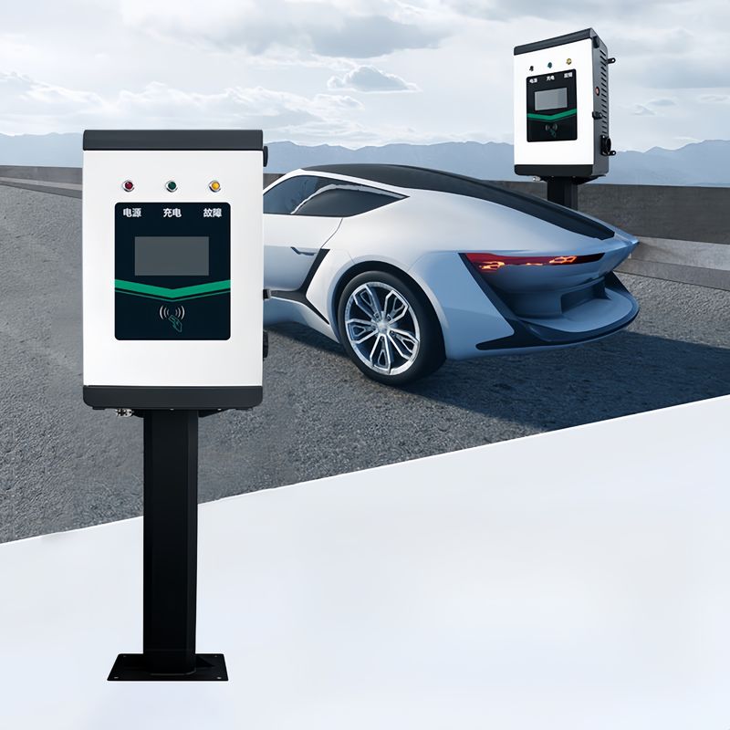 GB/T Muuropgeladen 40kw Single Gun EV DC Charging Station voor thuisgebruik